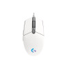 Ratón Gaming Logitech G102 Lightsync/ Hasta 8000 DPI/ Blanco
