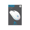 Ratón Gaming Logitech G102 Lightsync/ Hasta 8000 DPI/ Blanco
