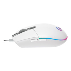 Ratón Gaming Logitech G102 Lightsync/ Hasta 8000 DPI/ Blanco