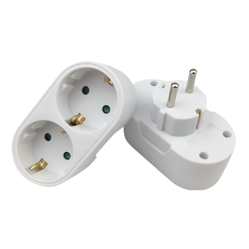 Schuko power splitter, with 2