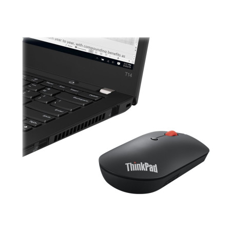 Lenovo ThinkPad Silent - Ratón - diestro y zurdo - óptico azul - 3 bot