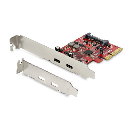 Startech PCIe USB 3.1 Card, 2x USB C 3.1 Gen 2 10Gbps, PCIe Gen 3 x4,