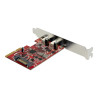 Startech PCIe USB 3.1 Card, 2x USB C 3.1 Gen 2 10Gbps, PCIe Gen 3 x4,