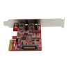 Startech PCIe USB 3.1 Card, 2x USB C 3.1 Gen 2 10Gbps, PCIe Gen 3 x4,