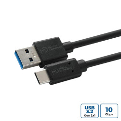 USB C-A 3.2 Gen 2 Cable, 0.25m