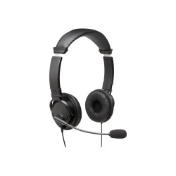 Kensington USB Hi-Fi Headphones with Mic - Auricular - en oreja - cabl