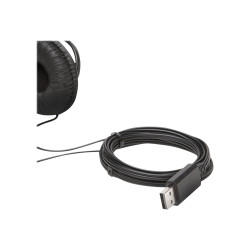 Kensington USB Hi-Fi Headphones with Mic - Auricular - en oreja - cabl