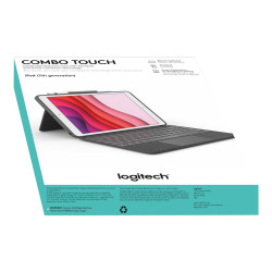 Logitech Combo Touch - Caja de teclado y folio - con panel táctil - lu