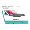 Logitech Combo Touch - Caja de teclado y folio - con panel táctil - lu