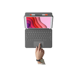 Logitech Combo Touch - Caja de teclado y folio - con panel táctil - lu