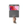 Logitech Combo Touch - Caja de teclado y folio - con panel táctil - lu