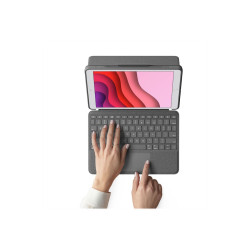 Logitech Combo Touch - Caja de teclado y folio - con panel táctil - lu