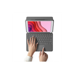 Logitech Combo Touch - Caja de teclado y folio - con panel táctil - lu