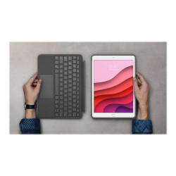 Logitech Combo Touch - Caja de teclado y folio - con panel táctil - lu