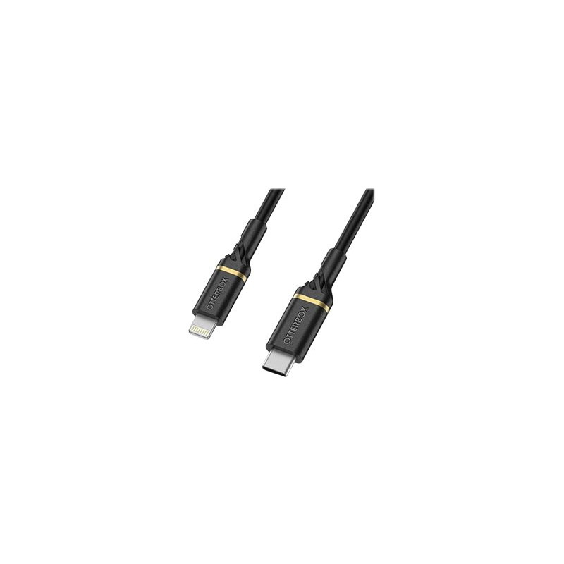 OtterBox Cable USB C-Lightning 1M USB-PD Black