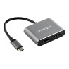 Startech Adaptador de Vídeo Multipuertos USB-C - HDMI o DisplayPort -