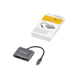 Startech Adaptador de Vídeo Multipuertos USB-C - HDMI o DisplayPort -