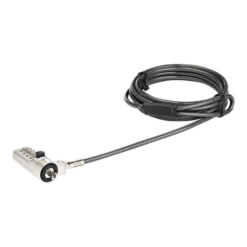 StarTech.com Cable de 2m de Acero de Seguridad para Ordenador Portátil
