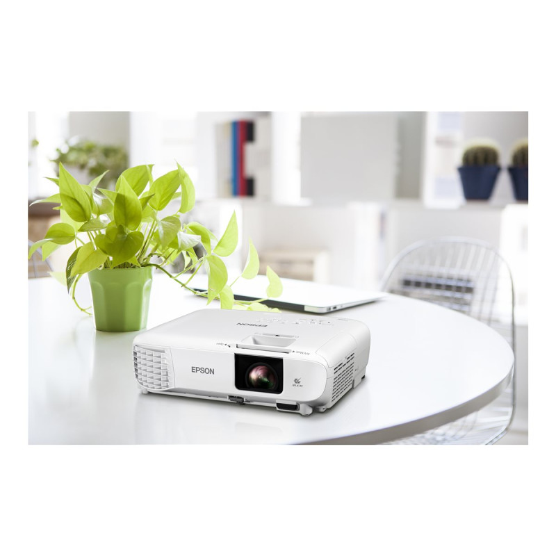 Epson EB-W49 - Proyector 3LCD - portátil - 3800 lúmenes (blanco) - 380