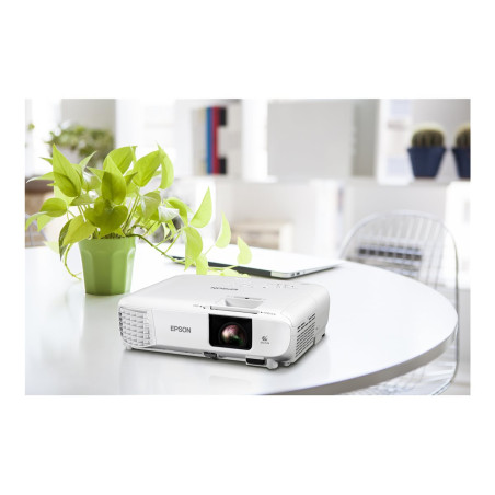 Epson EB-W49 - Proyector 3LCD - portátil - 3800 lúmenes (blanco) - 380