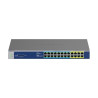 NETGEAR GS524UP - Conmutador - sin gestionar - 8 x 10/100/1000 (PoE+)