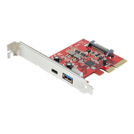 Startech 2-Port 10Gbps USB-A & USB-C PCIe Card, USB 3.1 Gen 2 PCI Expr