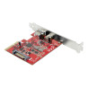 Startech 2-Port 10Gbps USB-A & USB-C PCIe Card, USB 3.1 Gen 2 PCI Expr
