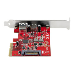 Startech 2-Port 10Gbps USB-A & USB-C PCIe Card, USB 3.1 Gen 2 PCI Expr