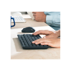 Logitech MK295 Silent - Juego de teclado y ratón - inalámbrico - 2.4 G