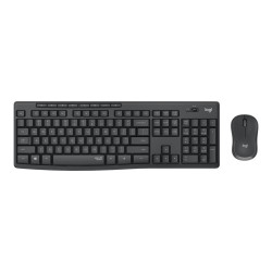 Teclado y Ratón Inalámbricos Logitech Silent Touch MK295/ Grafito