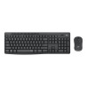 Teclado y Ratón Inalámbricos Logitech Silent Touch MK295/ Grafito