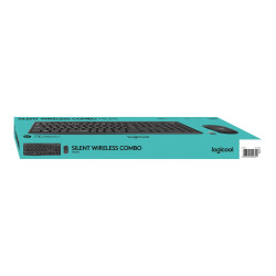Logitech MK295 Silent - Juego de teclado y ratón - inalámbrico - 2.4 G