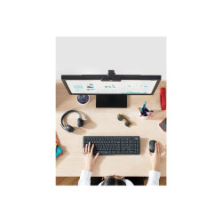 Logitech MK295 Silent - Juego de teclado y ratón - inalámbrico - 2.4 G