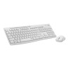 Teclado y Ratón Inalámbricos Logitech Silent Touch MK295/ Blanco