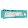 Teclado y Ratón Inalámbricos Logitech Silent Touch MK295/ Blanco