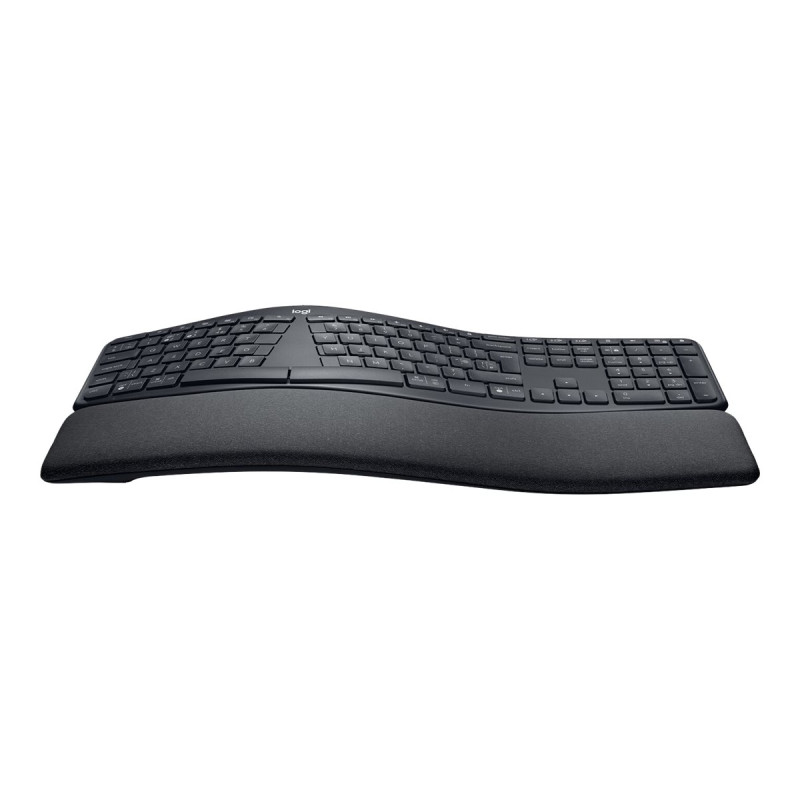 Logitech ERGO K860 - Teclado - inalámbrico - 2.4 GHz, Bluetooth 5.0 -