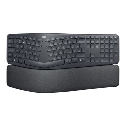 Logitech ERGO K860 - Teclado - inalámbrico - 2.4 GHz, Bluetooth 5.0 -