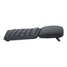Logitech ERGO K860 - Teclado - inalámbrico - 2.4 GHz, Bluetooth 5.0 -