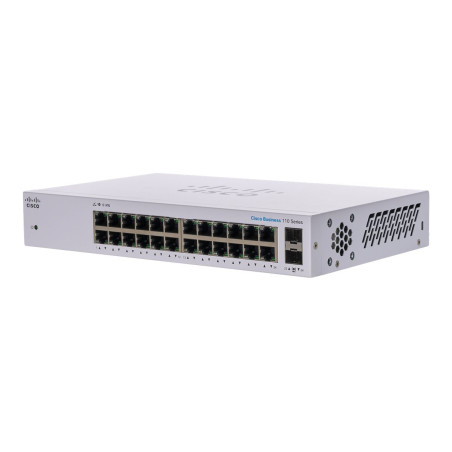 Cisco Business 110 Series 110-24T - Conmutador - sin gestionar - 24 x