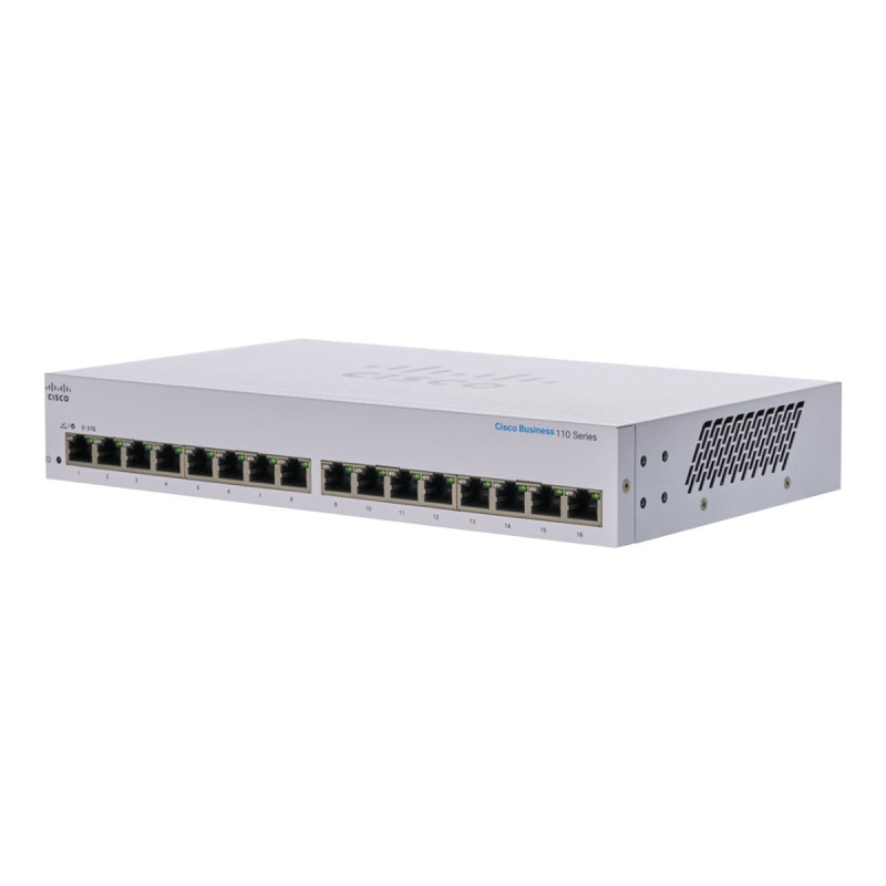 Cisco Business 110 Series 110-16T - Conmutador - sin gestion | APLIUM