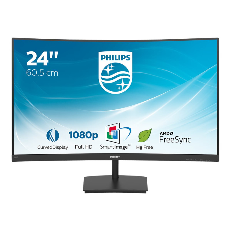 23.6IN Lcd 1920X1080 16:9 4MS 241E1SC/00 3000:1 VGA/HDMI | APLIUM