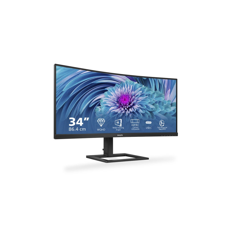 Philips E-line 346E2CUAE - Monitor LED - curvado - 34" - 3440 x 1440 U