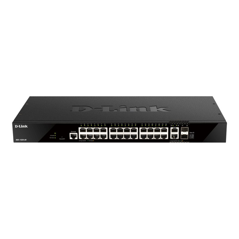 D-Link DGS 1520-28 - Conmutador - L3 - inteligente - 24 x 10/100/1000