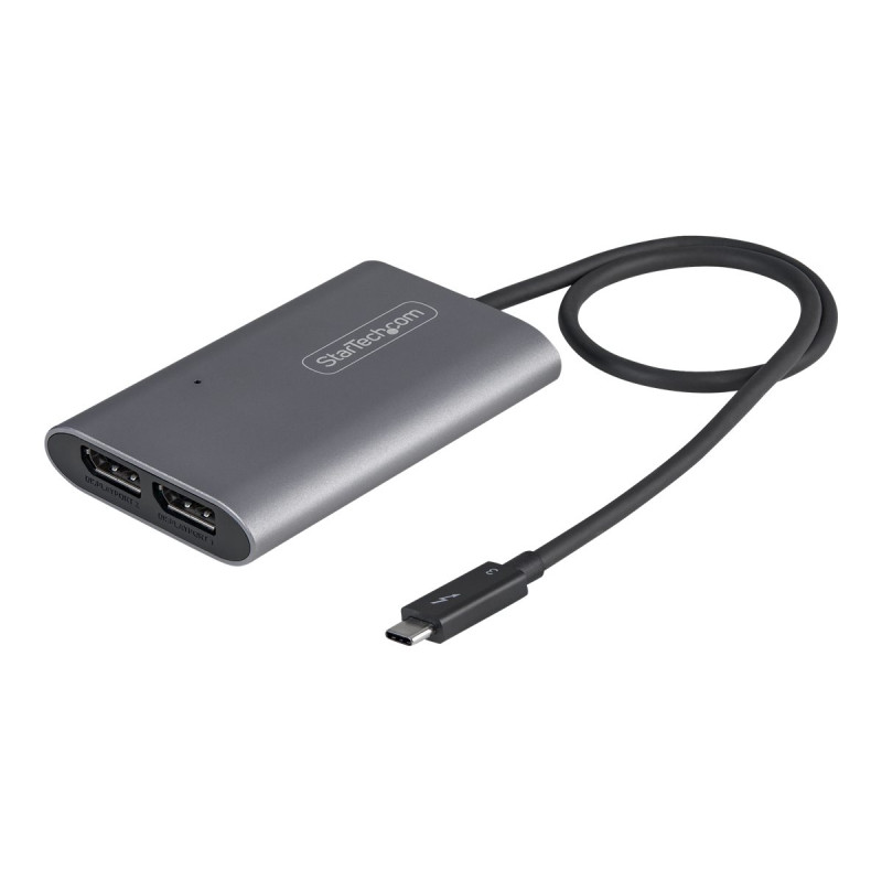 Thunderbolt 3 To Dual Displayport Adapter - Dp 1.4 | APLIUM