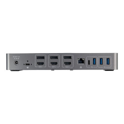 StarTech.com Docking Station USB-C USB-A 3x DisplayPort y HDMI PD 85W