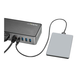 StarTech.com Docking Station USB-C USB-A 3x DisplayPort y HDMI PD 85W