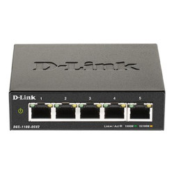 D-Link DGS 1100-05V2 - Conmutador - inteligente - 5 x 10/100/1000 - so