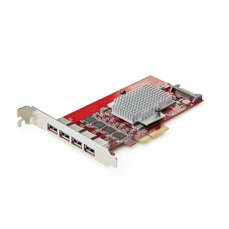 4-Port USB-A PCIe Card USB 3.2 10Gbps