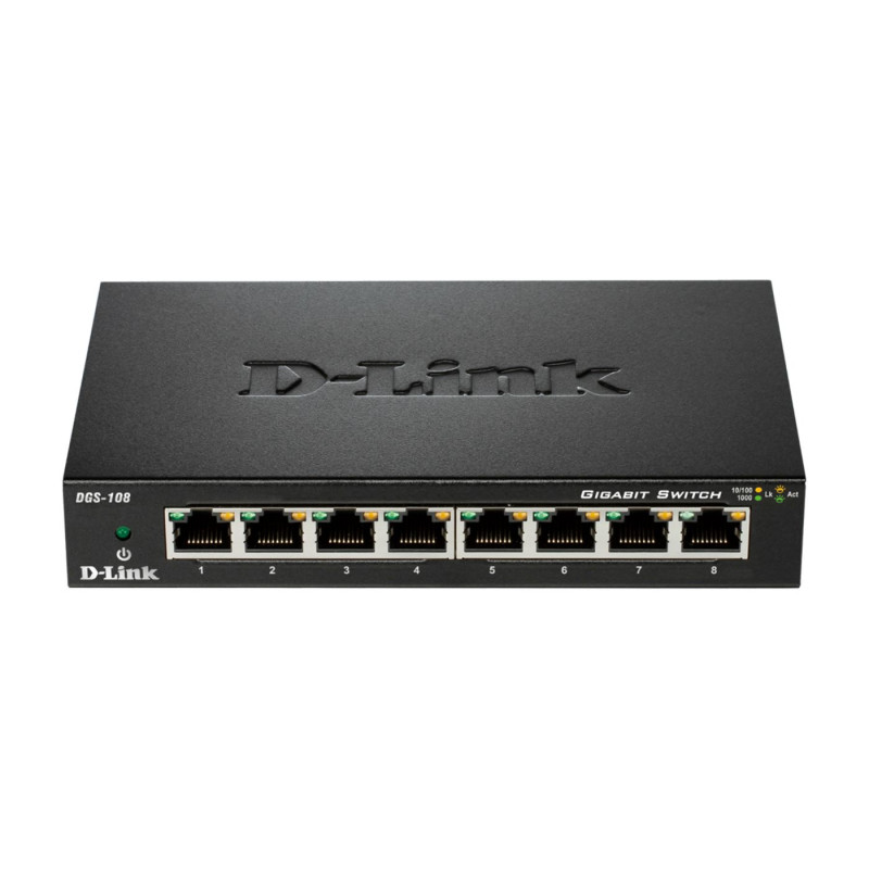 8-Port Gigabit Ethernet Metal