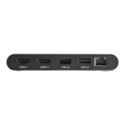 StarTech.com Docking Station Thunderbolt 3 - Replicador de Puertos 2xH